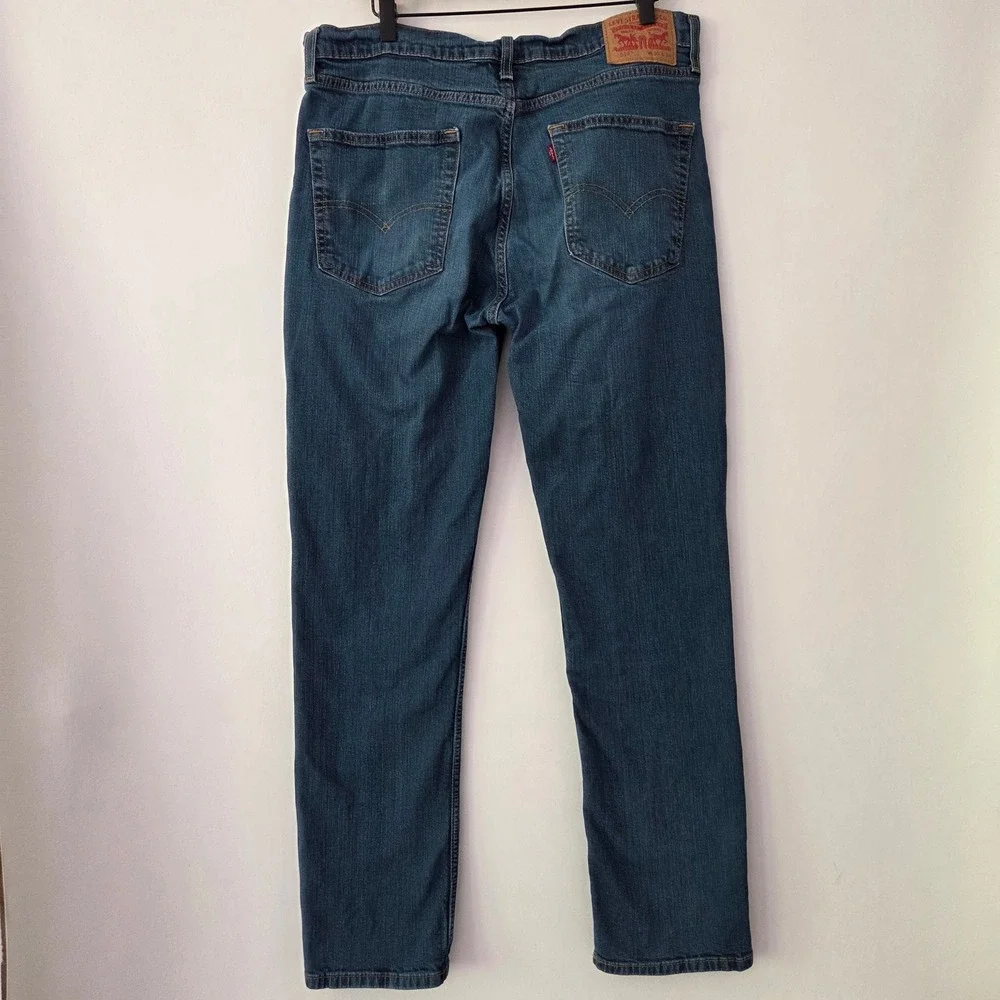 Levi's 514 Straight Fit Jeans Blue Denim‎ Mens 36x34